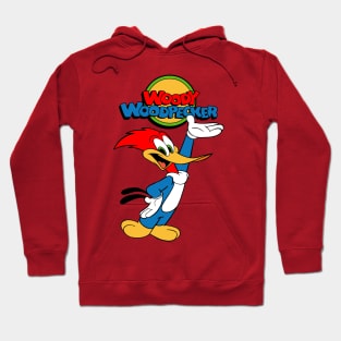 Woody Woodpecker With Logo Hoodie